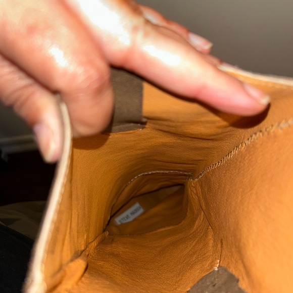 *ALL LEATHER* Genuine suede/leather stacked heel distressed Sam Edelman boots - Picture 8 of 16